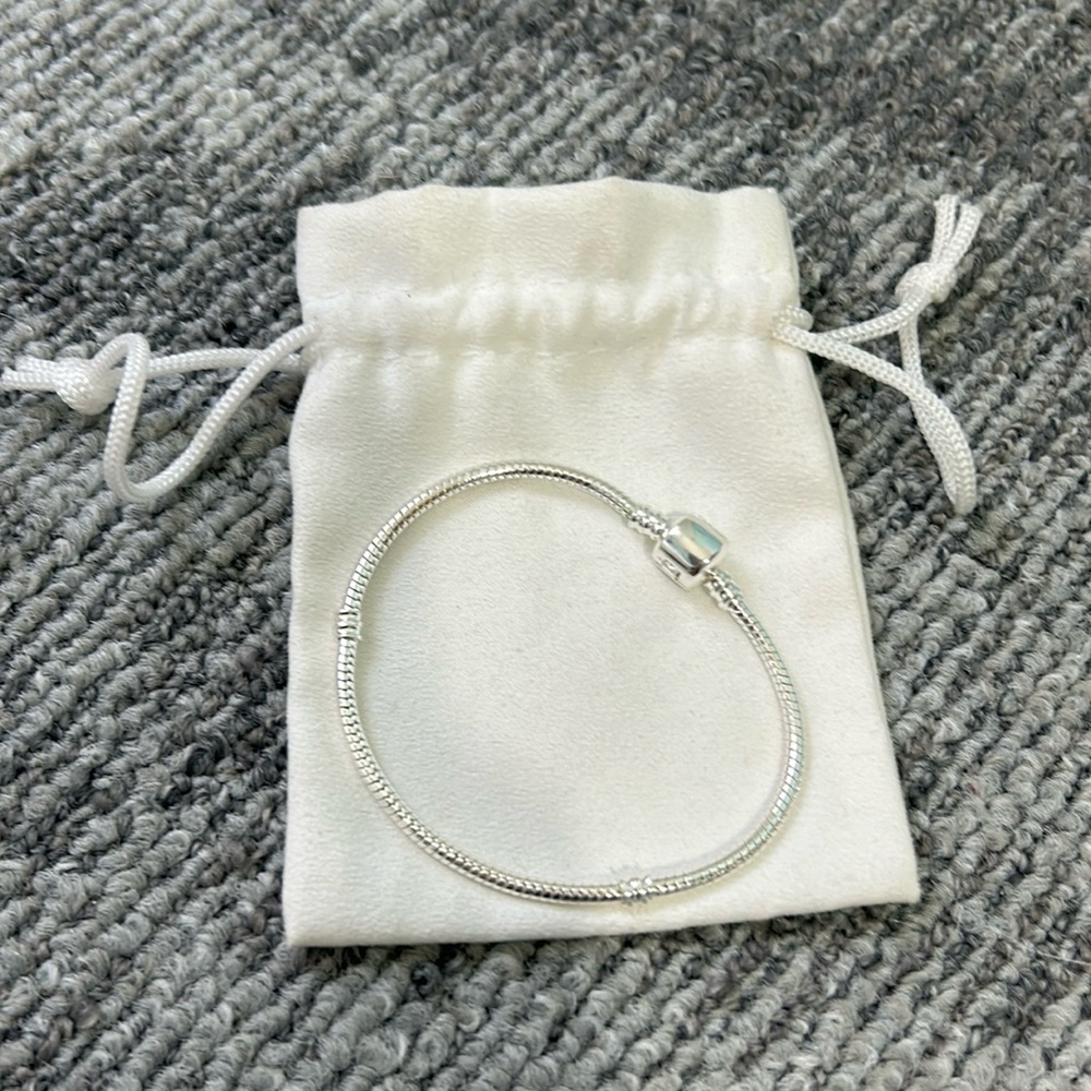 Silver european style bracelet bead collection charm chain✨